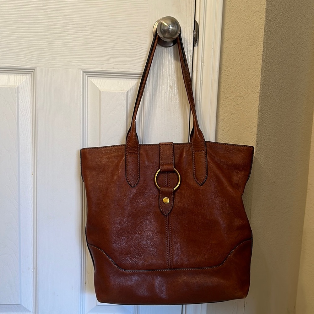 FRYE leather Melissa ring tote bag